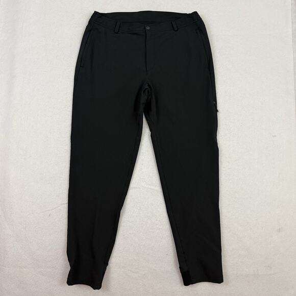 Mack Weldon Radius Jogger Pants Men’s Large Black Stretch Travel Athleisure - Picture 3 of 10